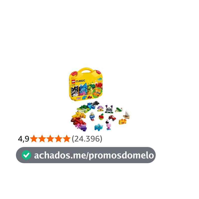 LEGO Classic ─ 10713 Maleta da Criatividade ─ Kit de construção (213 peças)