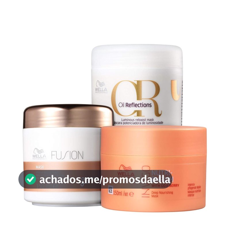 Kit Wella Cronograma Capilar Fios Perfeitos (3 produtos)