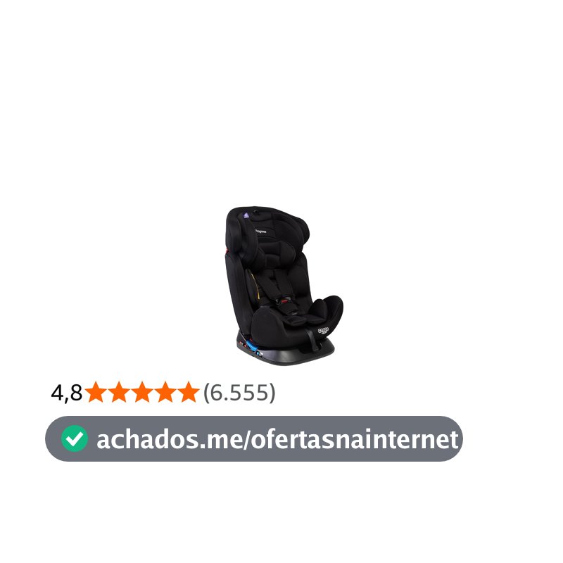 Cadeirinha Cosco Kids, Progress, 0 a 36kg, Preto