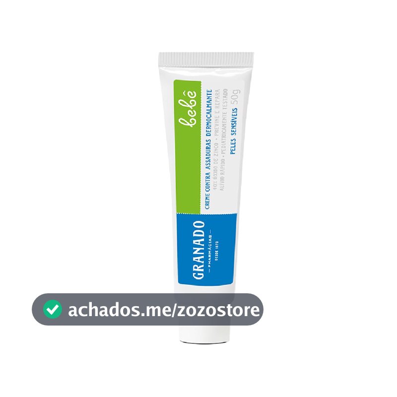 Granado Creme Assaduras Dermocalmante Bebê Peles Sensíveis 50g