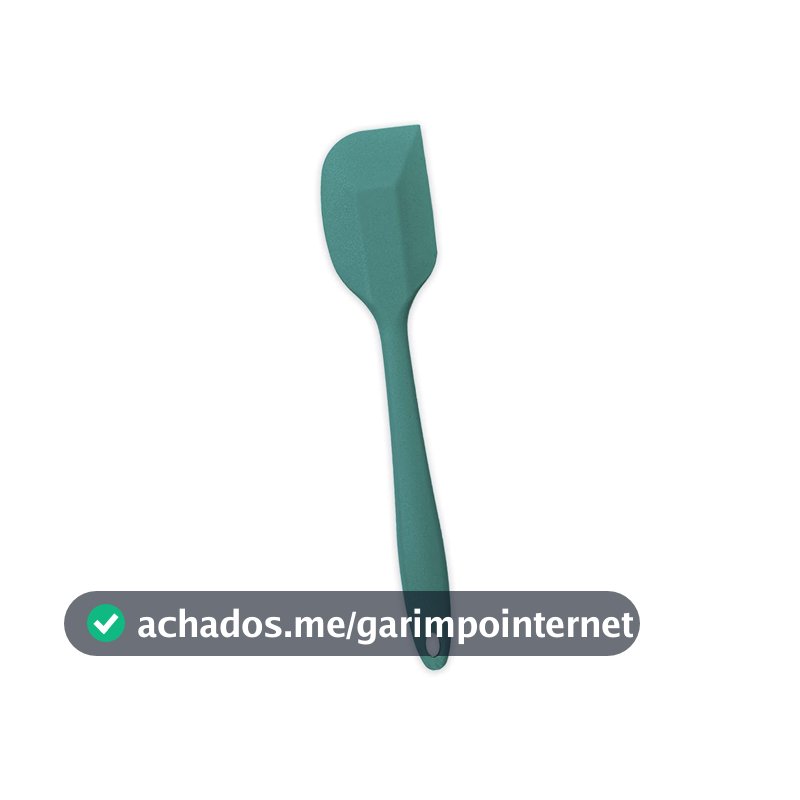 Oikos - Espátula de Silicone Verde Escuro Grande