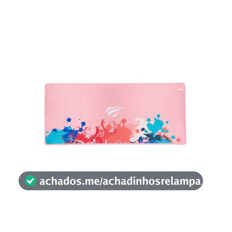 Havit Mouse Pad Gamer Grande MP847 Dimensões 700 x 300 x 3 mm Base de Borracha Antiderrapante, Lona Mercerizada, Borda Costurada, Cobertura de Borda