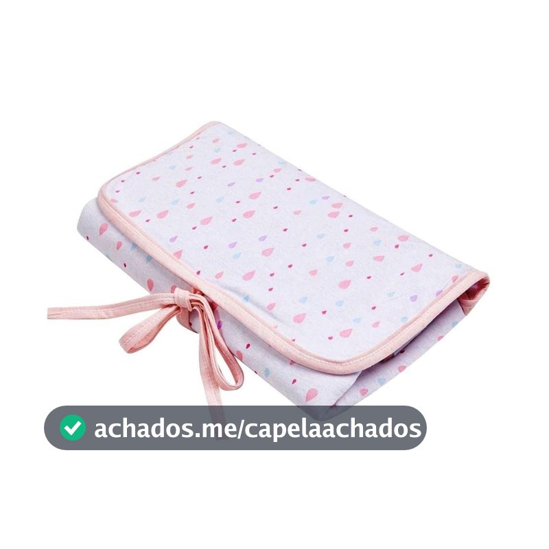 Papi Textil Trocador Porta Fraldas Papi Malhas Portátil Est 66Cm X 40Cm Contem 01 Un