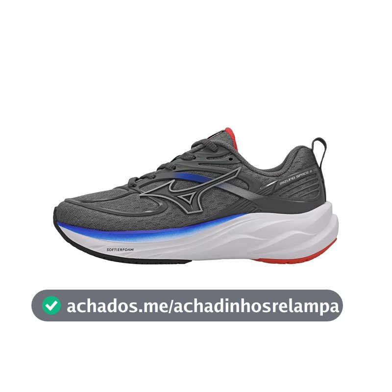 Tênis Mizuno Space 6 Junior, Chumbo, 36