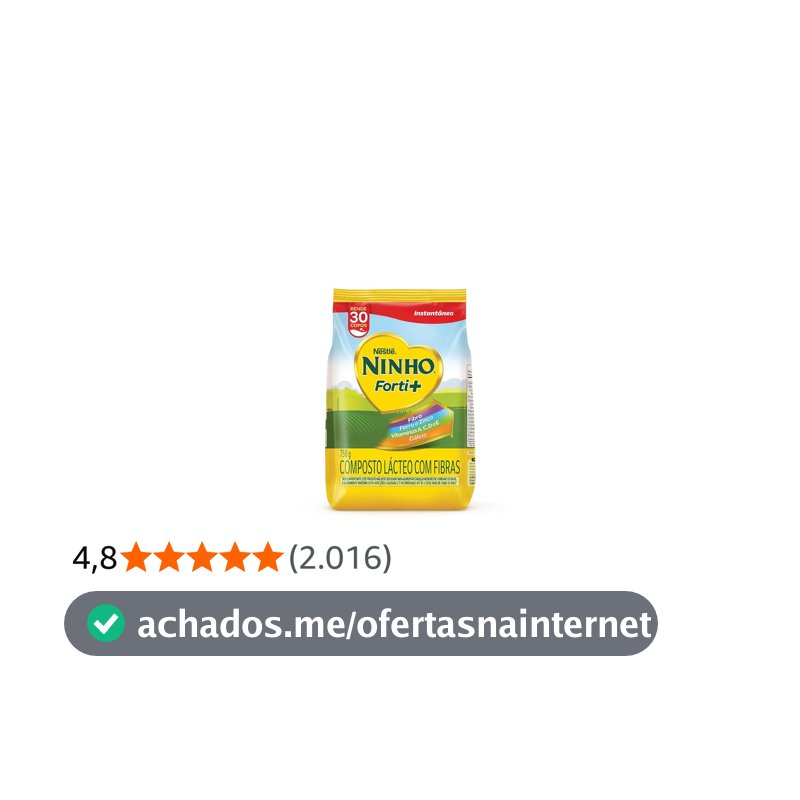 Composto Lácteo, Nestlé, Ninho Forti+, Pacote, 750g