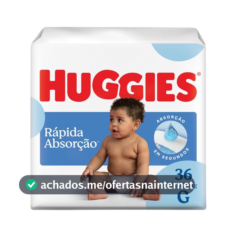 Fralda Huggies Tripla Proteção G - 36 Fraldas