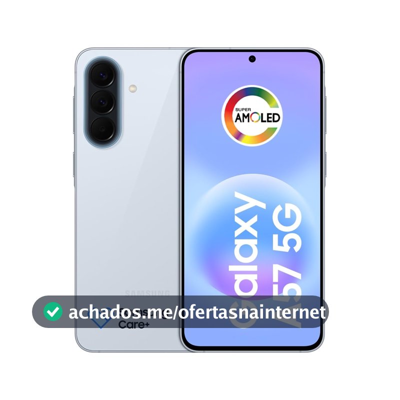 Celular Samsung Galaxy A57 5G 128GB, 8GB RAM, Recursos AI (Azul Claro)