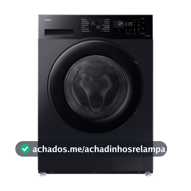Samsung Lavadora de Roupas Digital Inverter WW13CG Black 13kg 220V