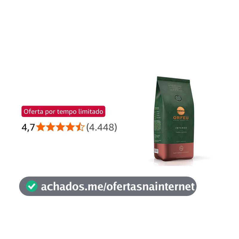ORFEU Café em Grãos Intenso Torra Escura 1 kg