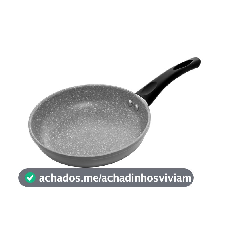 LYOR - Frigideira de Indução em Alumínio com Revestimento Cerâmico Granilite Cinza 20cm