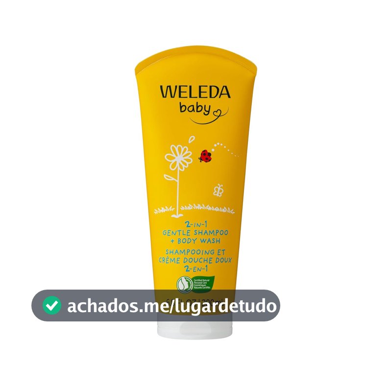 Shampoo e Body Wash de Calêndula Weleda