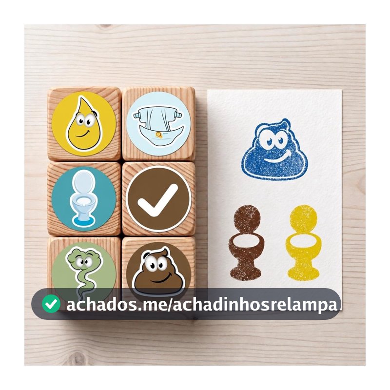 Kit Treinamento Desfralde com Carimbos e Apoio Visual