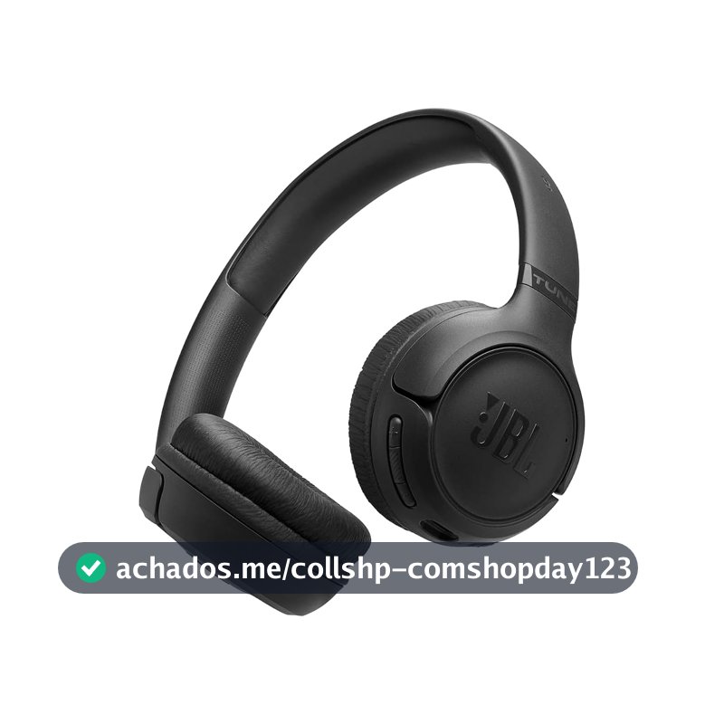 JBL, Fone de Ouvido Bluetooth Over-Ear, Tune 530BT, Sem Fio, Até 76 Horas de Bateria - Preto