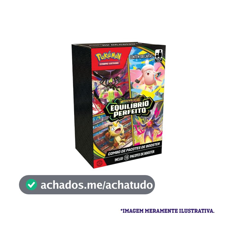 Pokémon TCG: Mega Evolução - Equilíbrio Perfeito - Booster Bundle - Português
