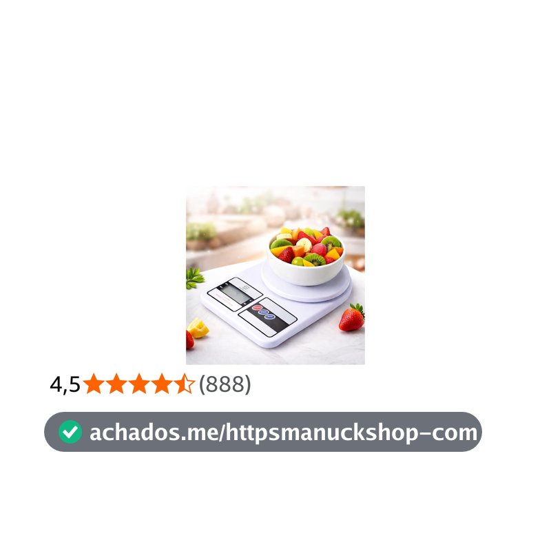 Balança de Cozinha Digital Premium Gourmet Resistente à Água Portátil Base Antiderrapante Visor de Alta Definição Pesagem Precisa Durável Moderna Ideal para Alimentos Frescos Doces Salgados Compacta