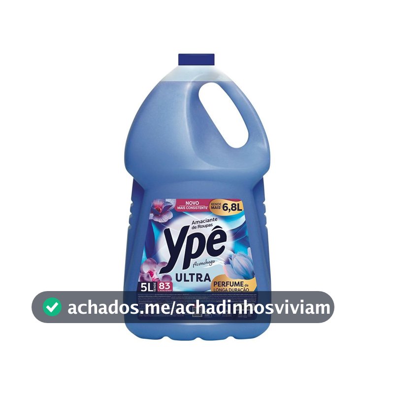 Ypê Amaciante Tradicional Ultra Aconchego 5L (Embalagem pode variar)