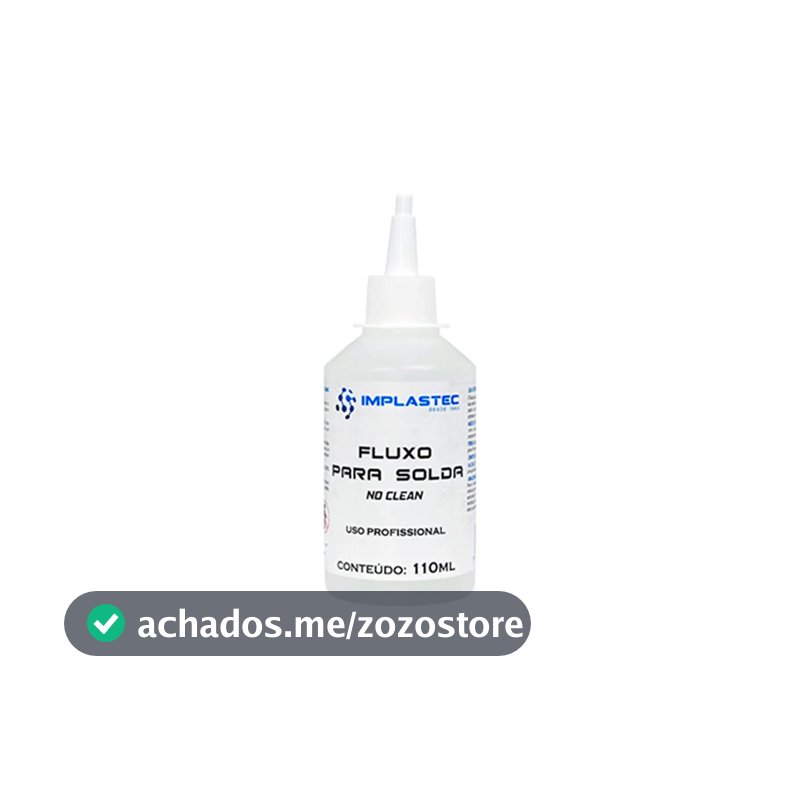 FLUXO PARA SOLDA NO CLEAN FRASCO 110ML
