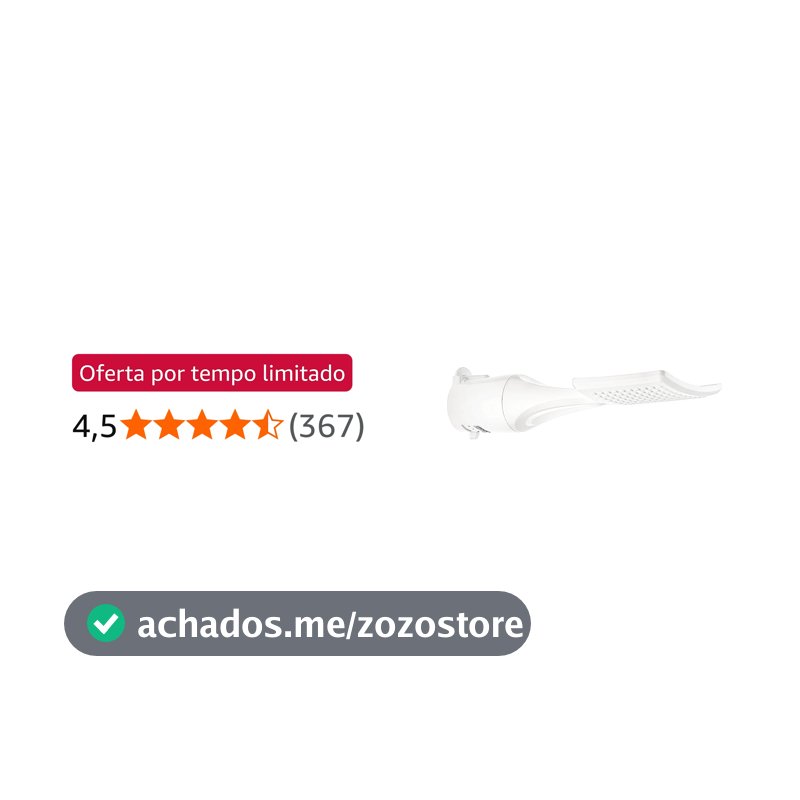 Chuveiro Loren Shower Multitemperaturas 5500W 127V LORENZETTI, Branco