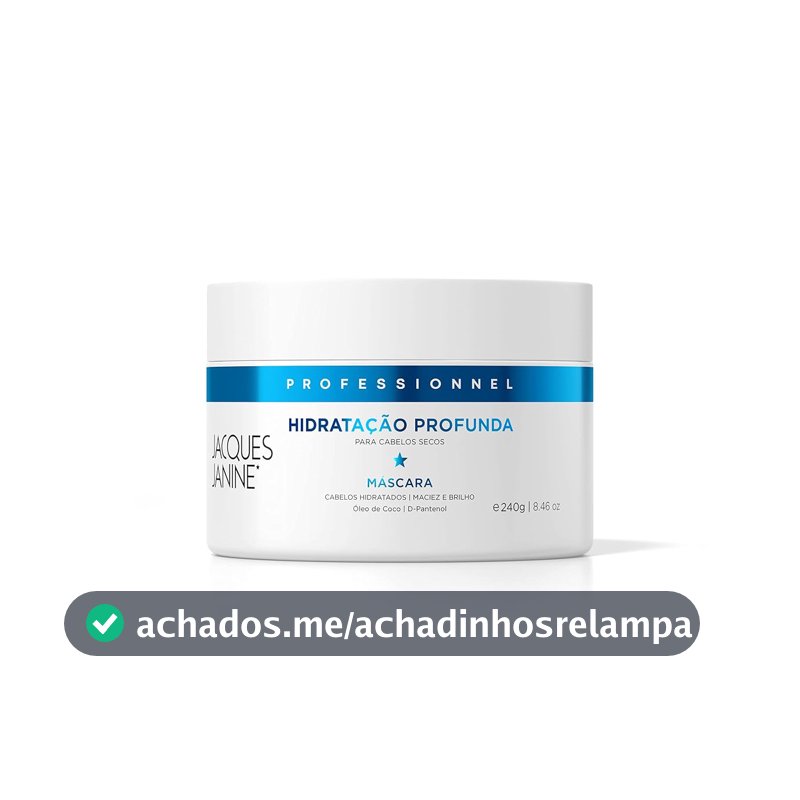 Jacques Janine Mascara Hidratante Cabelos Secos 240 Ml