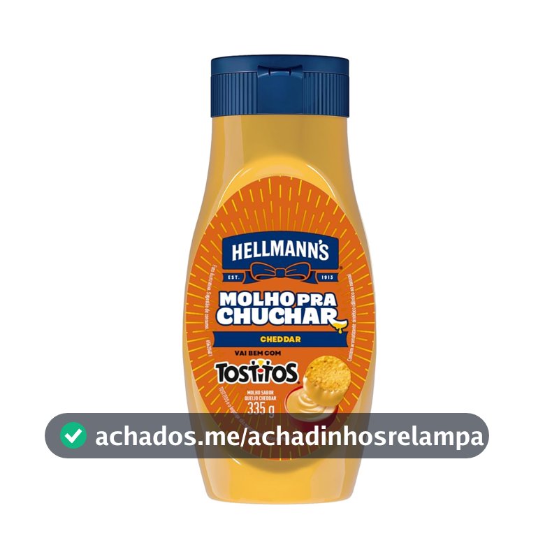 Hellmann’s Molho pra Chuchar sabor Cheddar
