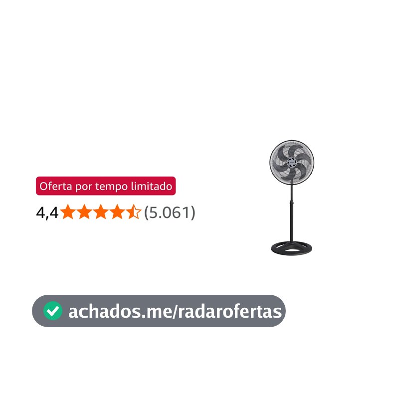 Ventisol Ventilador de Coluna Oscilante, Turbo 6 Pás Premium, Preto, 50cm, 127V