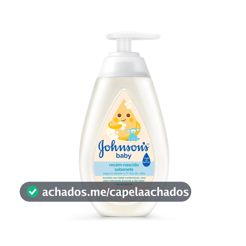 Sabonete Líquido Johnson's Baby Recém-Nascidos, 200ml
