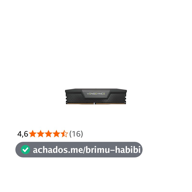CORSAIR Memória Vengeance DDR5 RAM 16GB (1x16GB) 5200MHz CL40-40-40-77 1,25V AMD Expo Intel XMP 3.0 Desktop Computer Memory – Cinza (CMK16GX5M1B5200Z40)