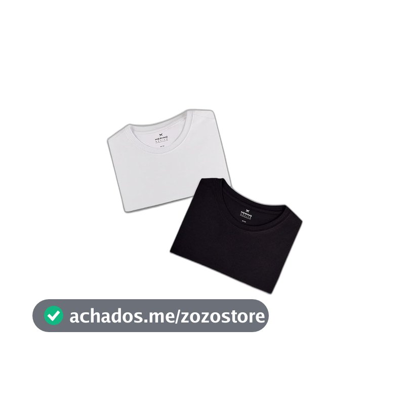Kit 2 Camisetas Hering Básicas Femininas