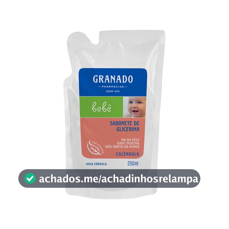 Granado Refil Sabonete Líquido Bebê, Calêndula, 250ml