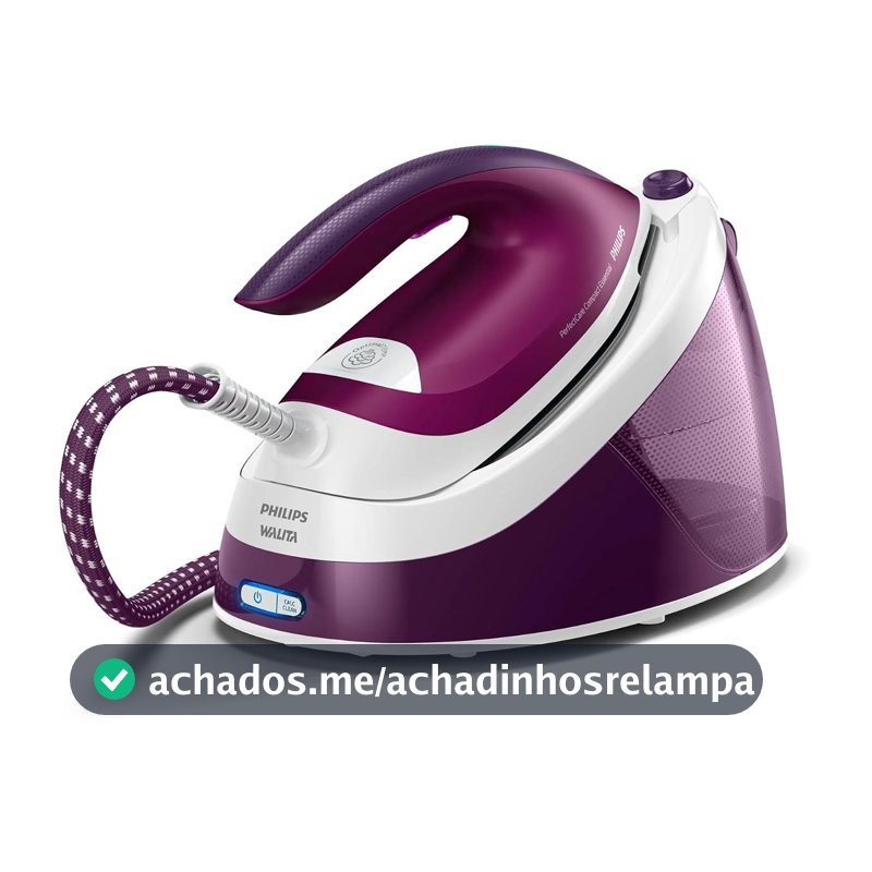Ferro de Passar PerfectCare Compact Essential Philips Walita Rosa 1800W, 110v - GC6842/32