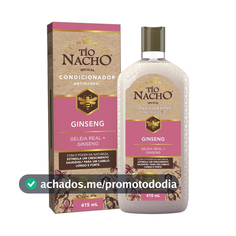 Condicionador Tío Nacho Ginseng, Antiqueda, 415ml