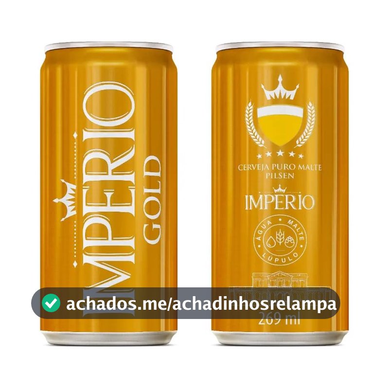 Cerveja Imperio Gold 269ml
