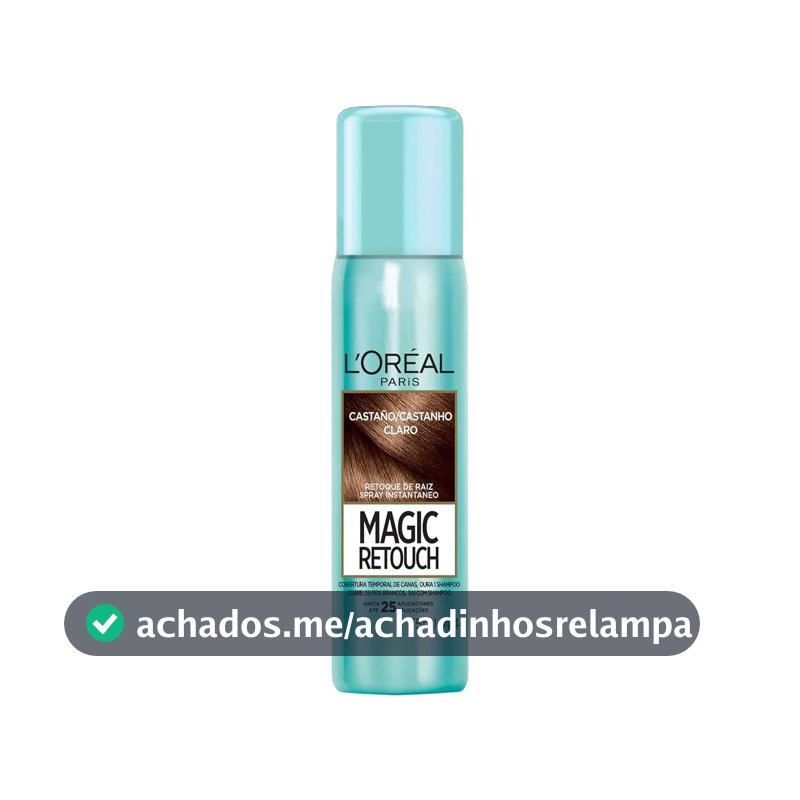 Retoque Instantâneo Magic Retouch, Castanho Claro, L'Oréal Paris