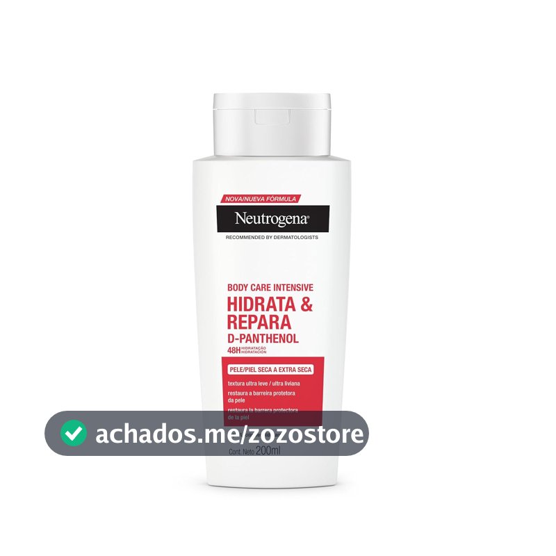Hidratante Corporal Neutrogena Body Care Intensive Hidrata&Repara, 200ml