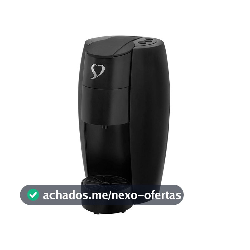 3 Corações TRES Cafeteira Espresso e Multibebida LOV Preta - 127V