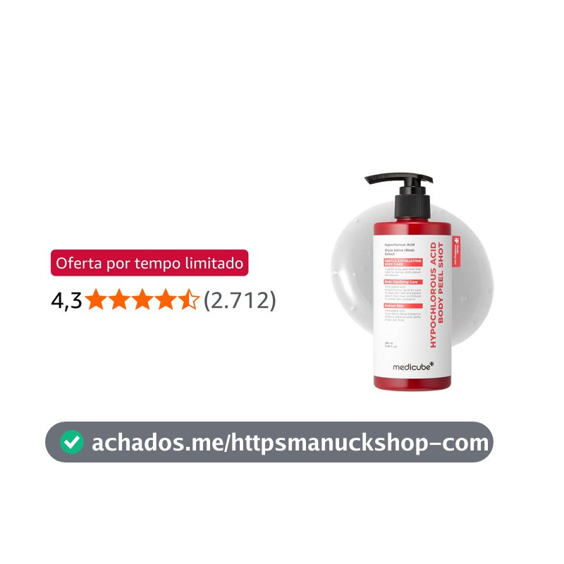 Soro Esfoliante Corporal medicube Body Peel Shot, 280ml