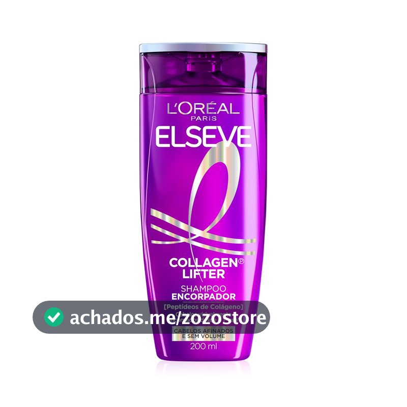 Shampoo Encorpador L'Oréal Paris Elseve Collagen Lifter, 200ml