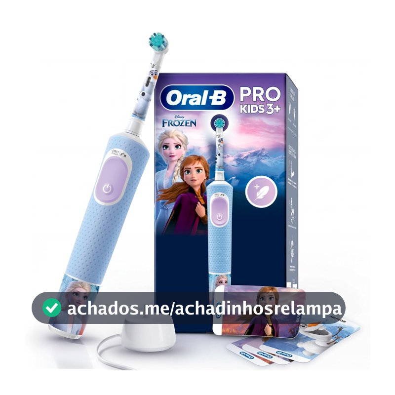 ORAL-B Disney Frozen Escova de Dente Elétrica para Crianças Macia