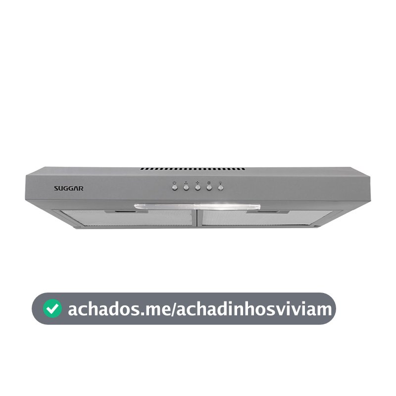SUGGAR DEPURADOR DE AR SLIM 60CM 3 VEL. PRATA 220V DPS162PR