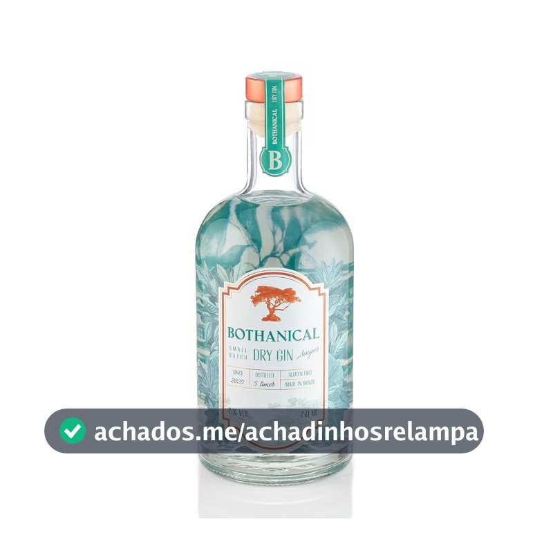 Bothanical Gin 750ml 45% vol 5 Vezes Destilado
