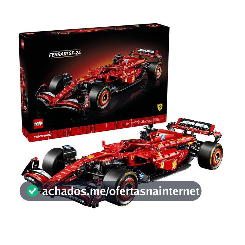 LEGO Technic Carro Ferrari SF-24 F1 42207 (1.361 Peças)