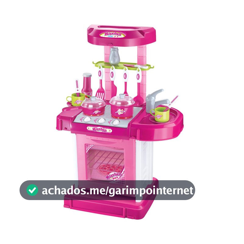 Cozinha Infantil Brinquedo C/Som e Luz Princess Replay Kids