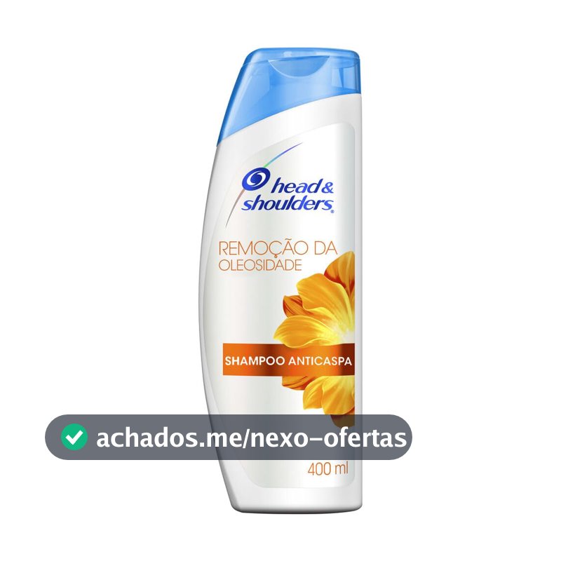 Head & Shoulders Shampoo Anticaspa Remoção da Oleosidade 400 ml