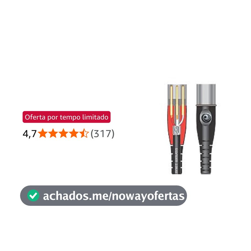 Cabo Para Microfone 7.62M D'Addario Pw-M-25