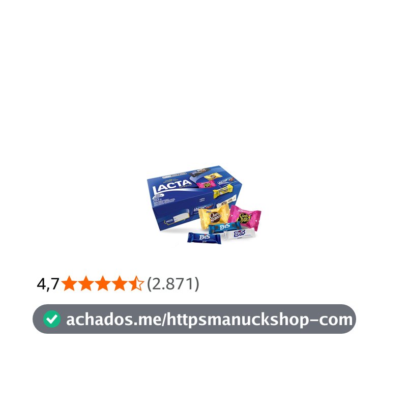 Lacta Favoritos - Caixa de variedades chocolates, 250,6g