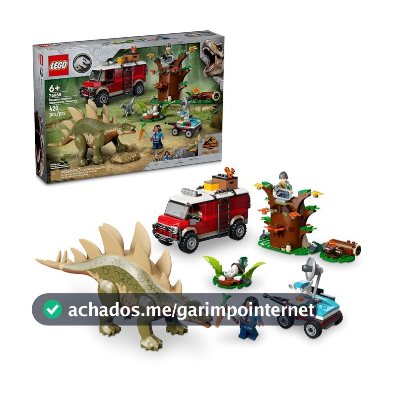 LEGO Jurassic World Estegossauro 76965 6+ anos 420 peças Building Kit