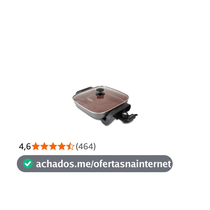 Panela elétrica, Bpe06, Red stone, 127v, Britânia