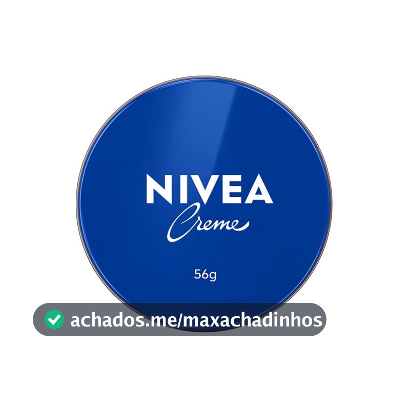 NIVEA Creme Hidratante Lata 56g, Hidratação Profunda 24h, Corporal, Uso Diário, Multibenefícios, Todas as Peles