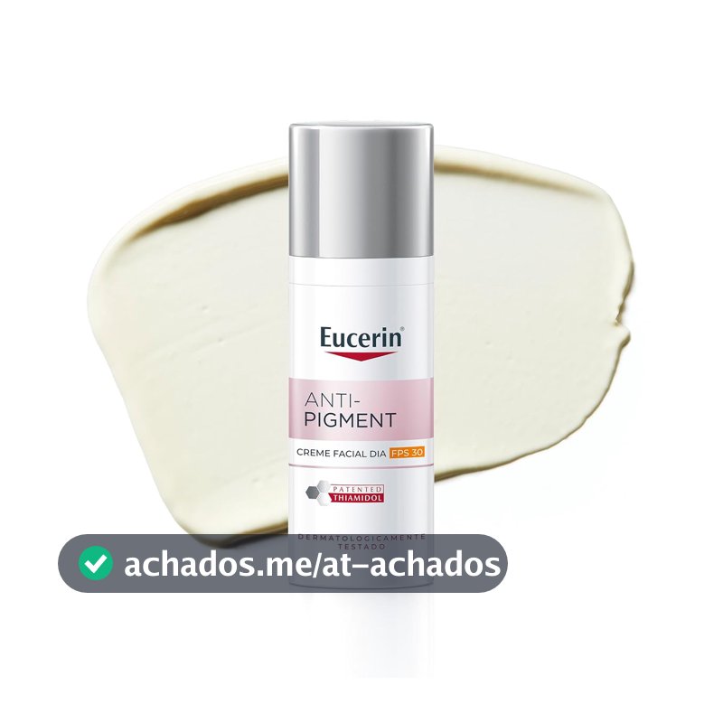 EUCERIN Creme Facial Antimanchas Dia FPS30 50ml, Anti-Pigment, Clareador, Thiamidol, Diurno