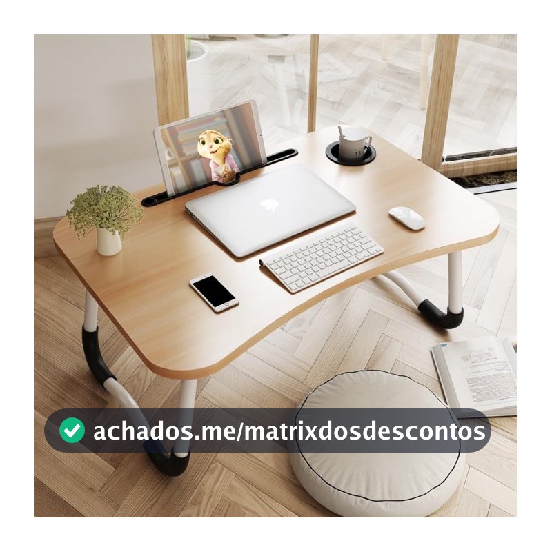 Mesa Portátil Para Notebook Suporte Cama Sofá MA, Cor Aleatório